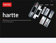 Tablet Screenshot of hartte.com